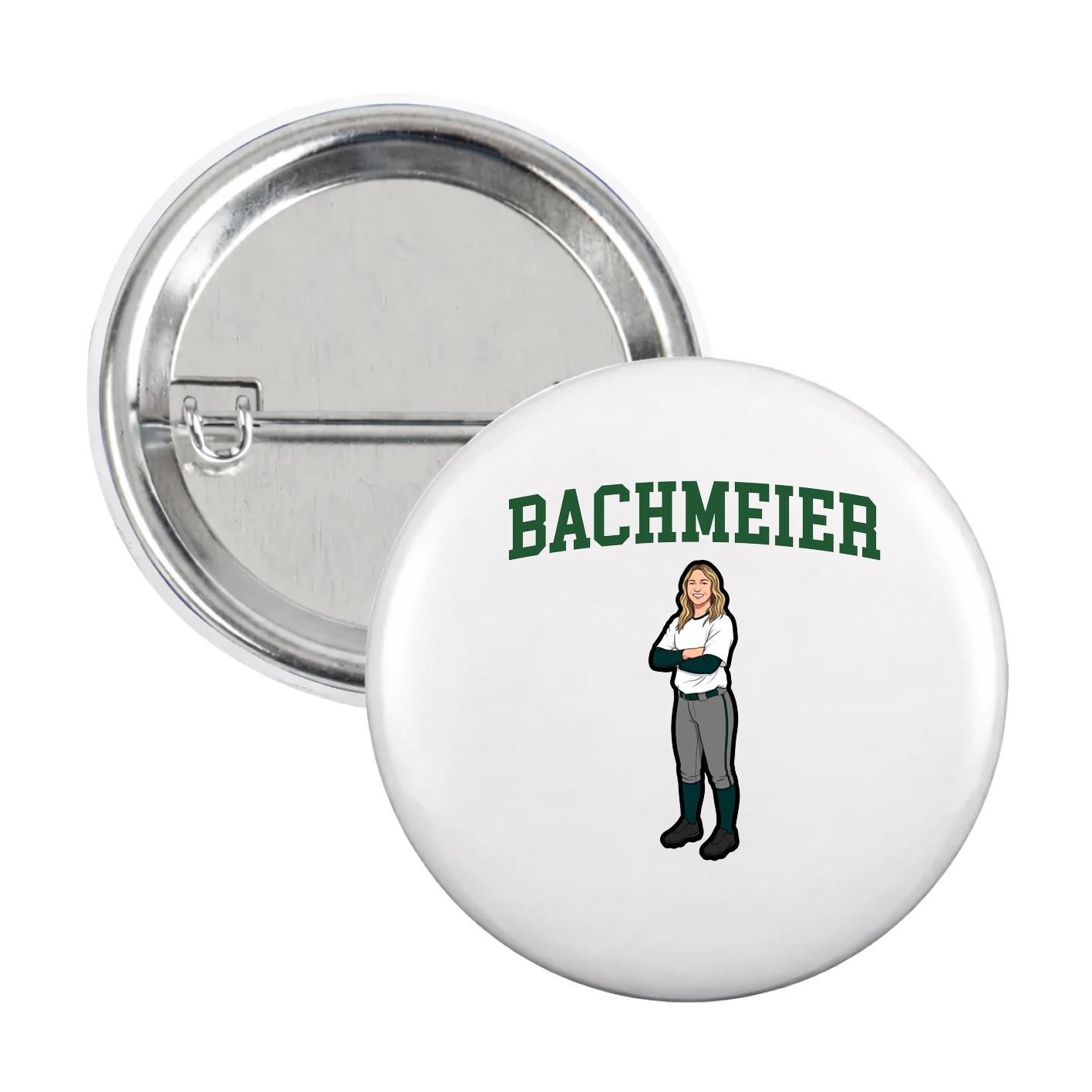 Game Day Button — Shirsey in White