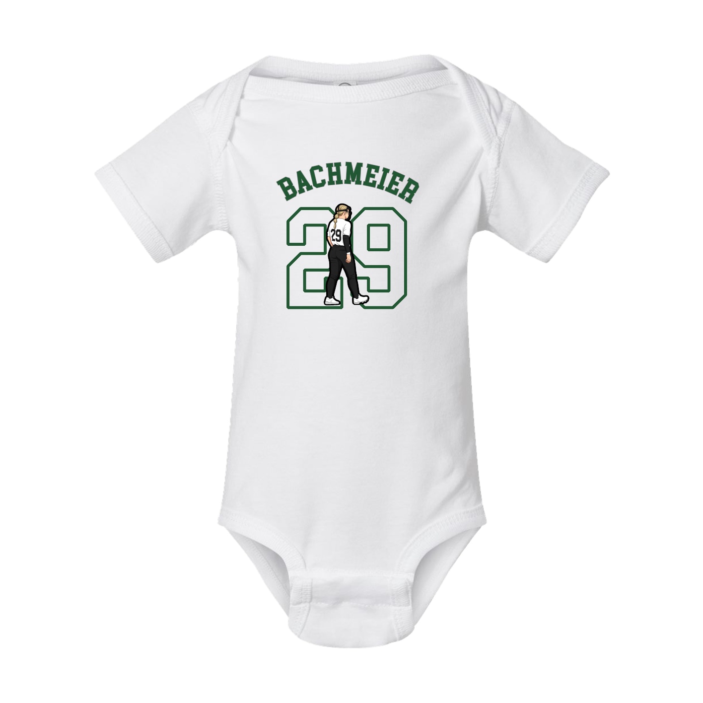 Baby Onesie — Shirsey Arch in White