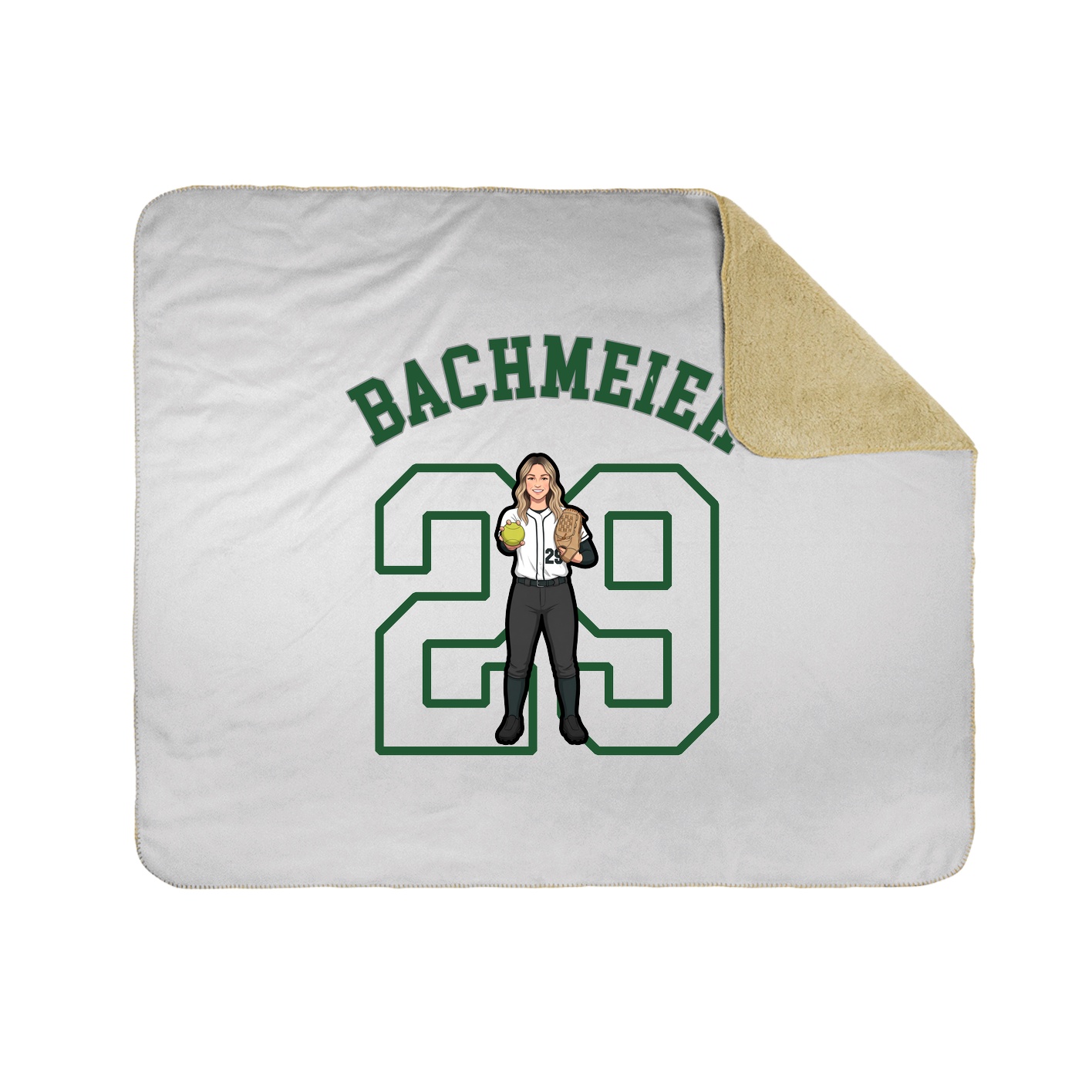 Throw Blanket — Shirsey Arch in White