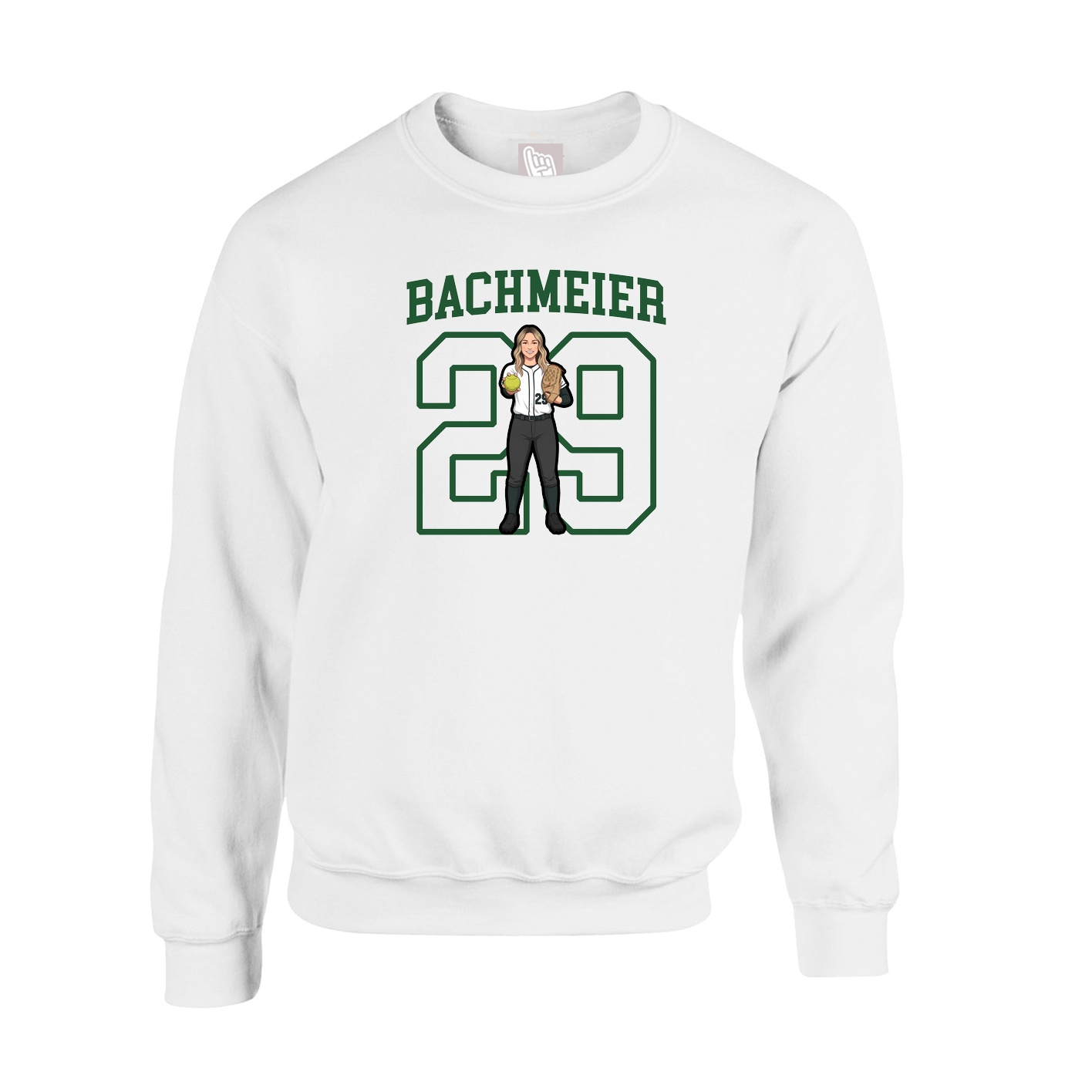 Fleece Crew — Shirsey in White