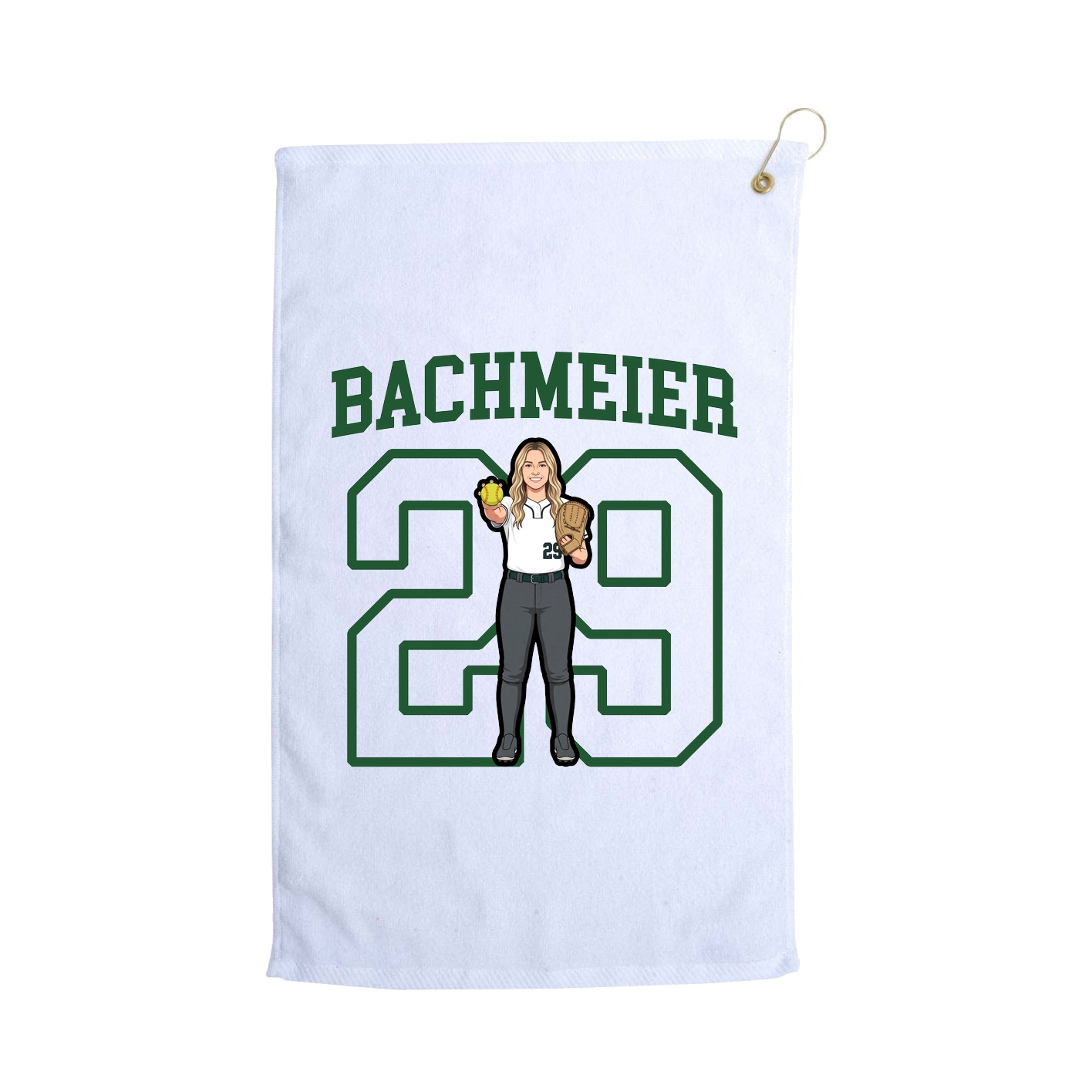 Golf Towel — Shirsey in White