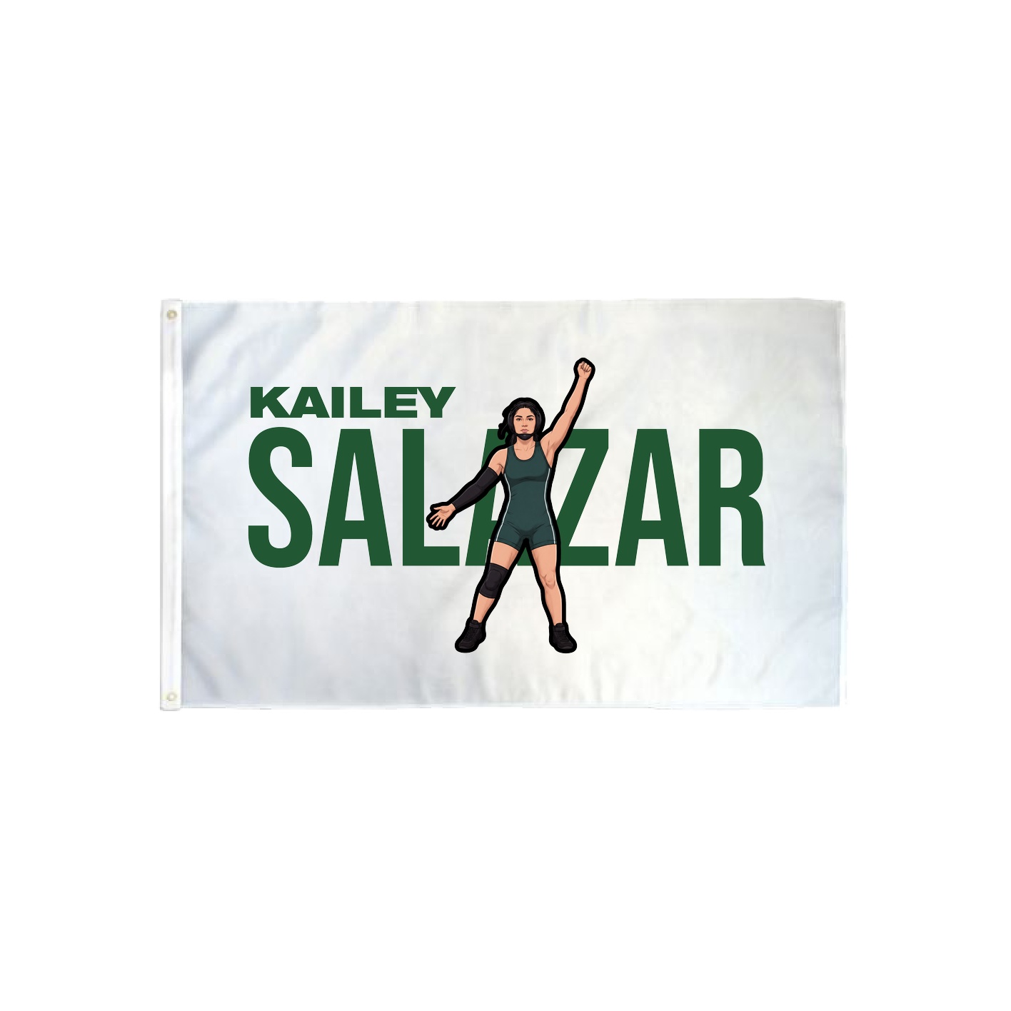 3x5 Flag — Player Name in Classic