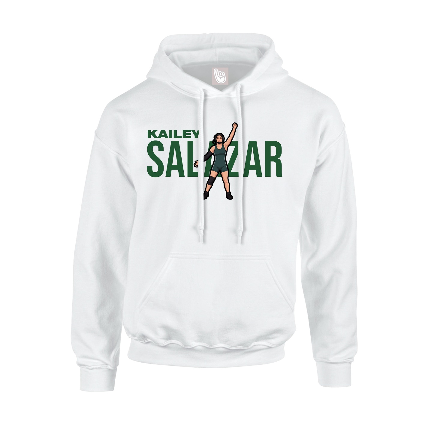 Hoodie — Player Name in White