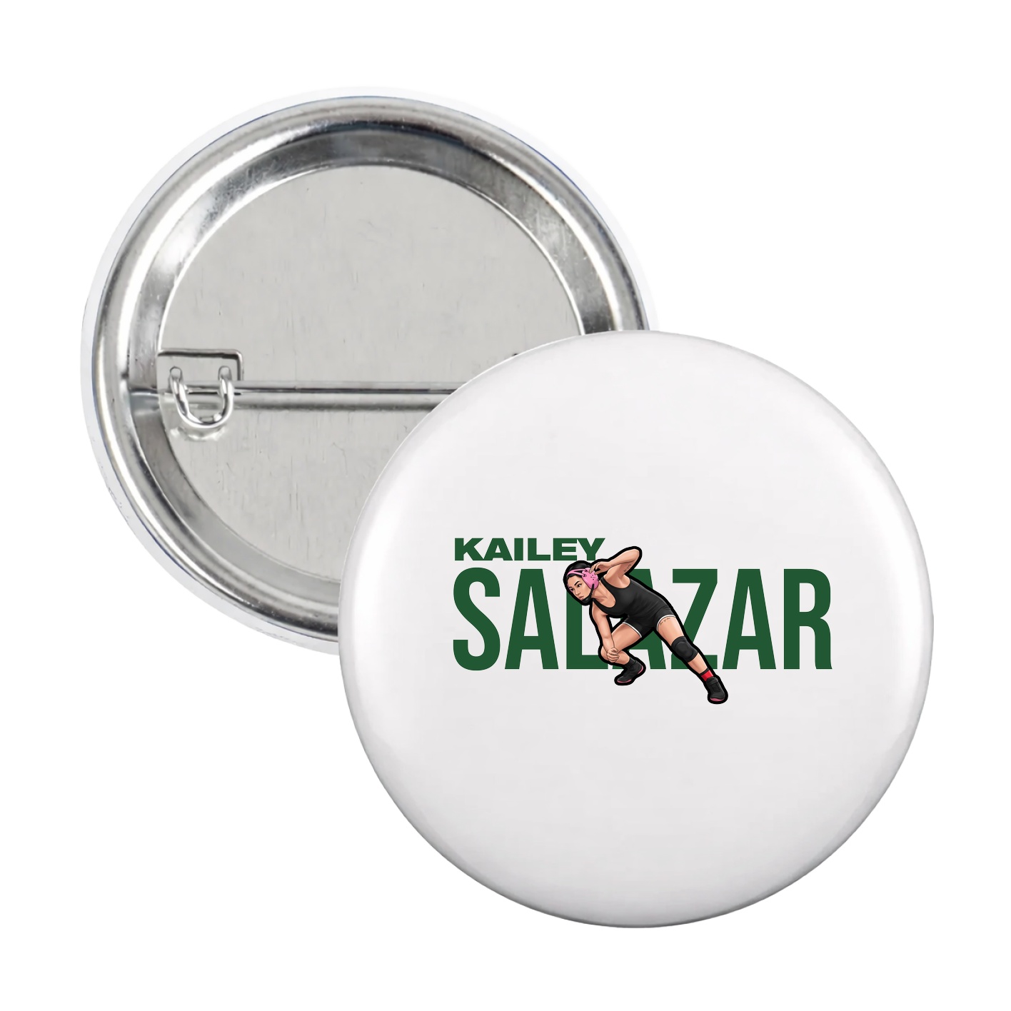 Game Day Button — Player Name in White