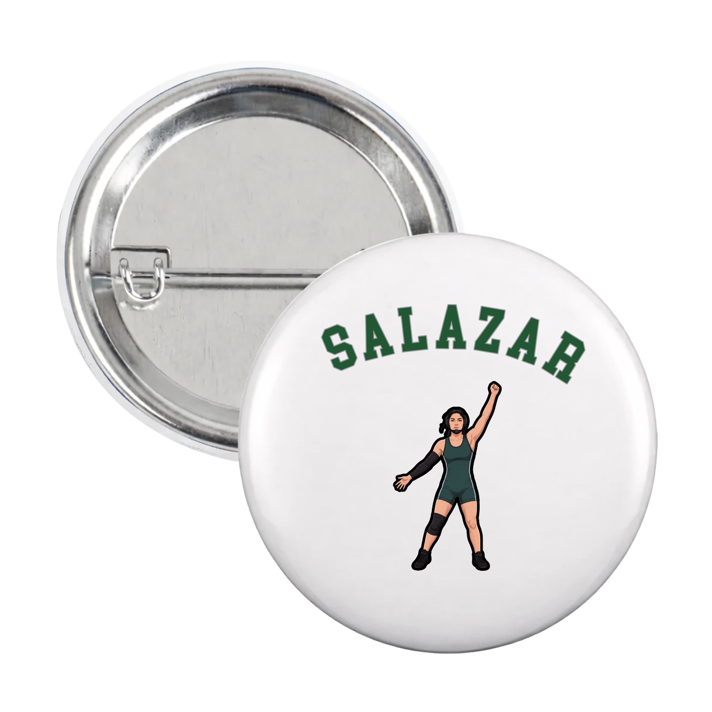 Game Day Button — Shirsey Arch in White