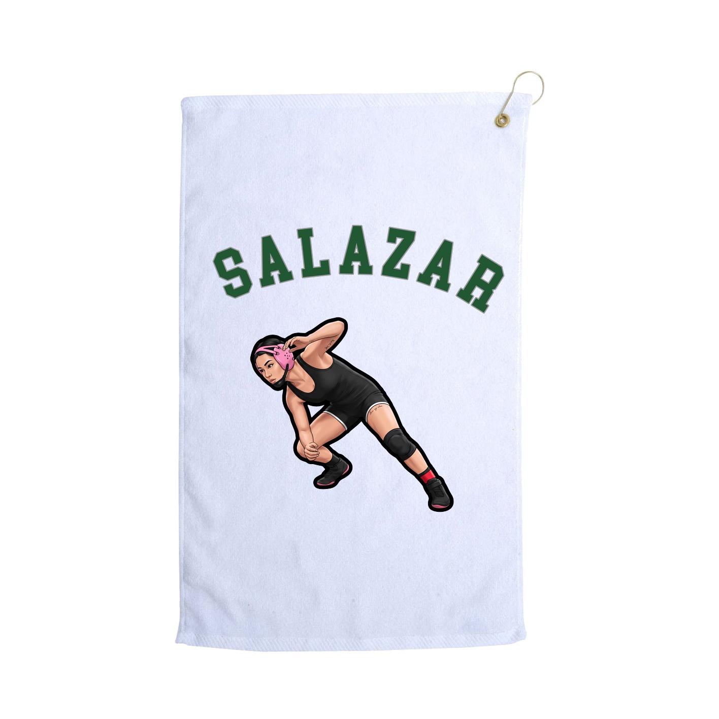 Golf Towel — Shirsey Arch in White