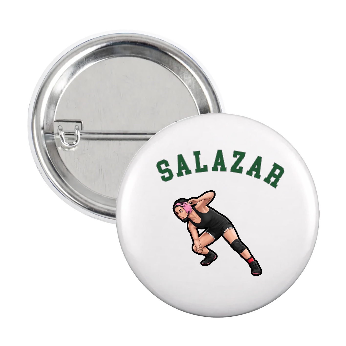 Game Day Button — Shirsey Arch in White