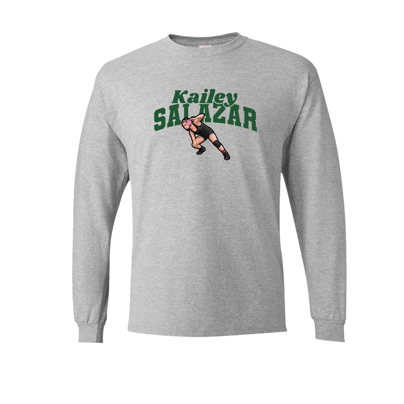 Long Sleeve Tee — Signature Arch in Grey