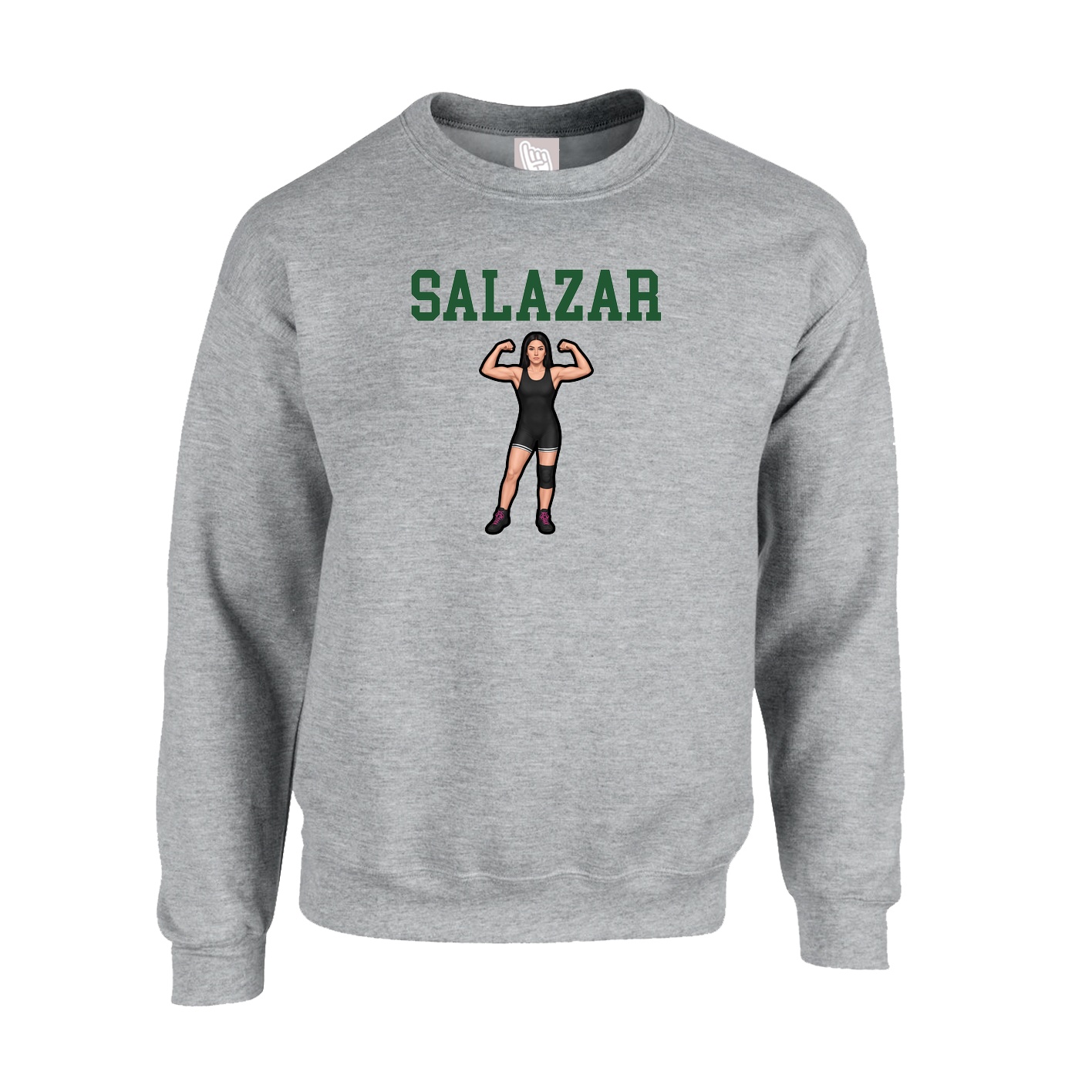 Fleece Crew — Shirsey in Grey