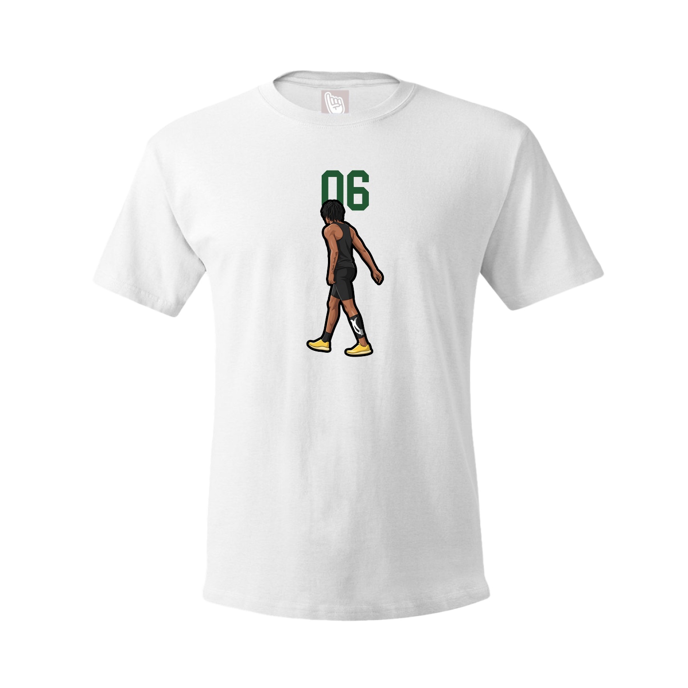 Tee — Number Top in White