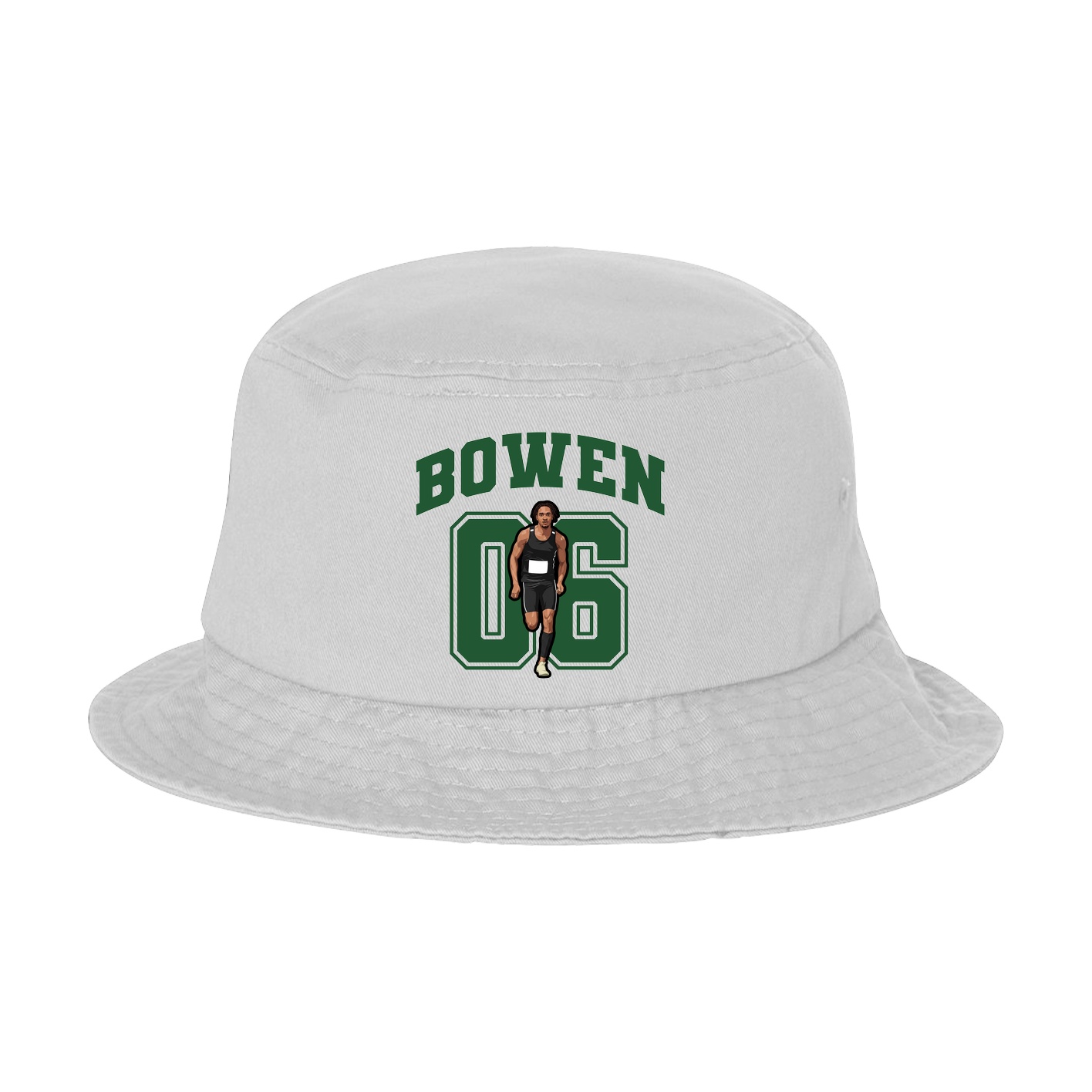 Bucket Cap — Number in White