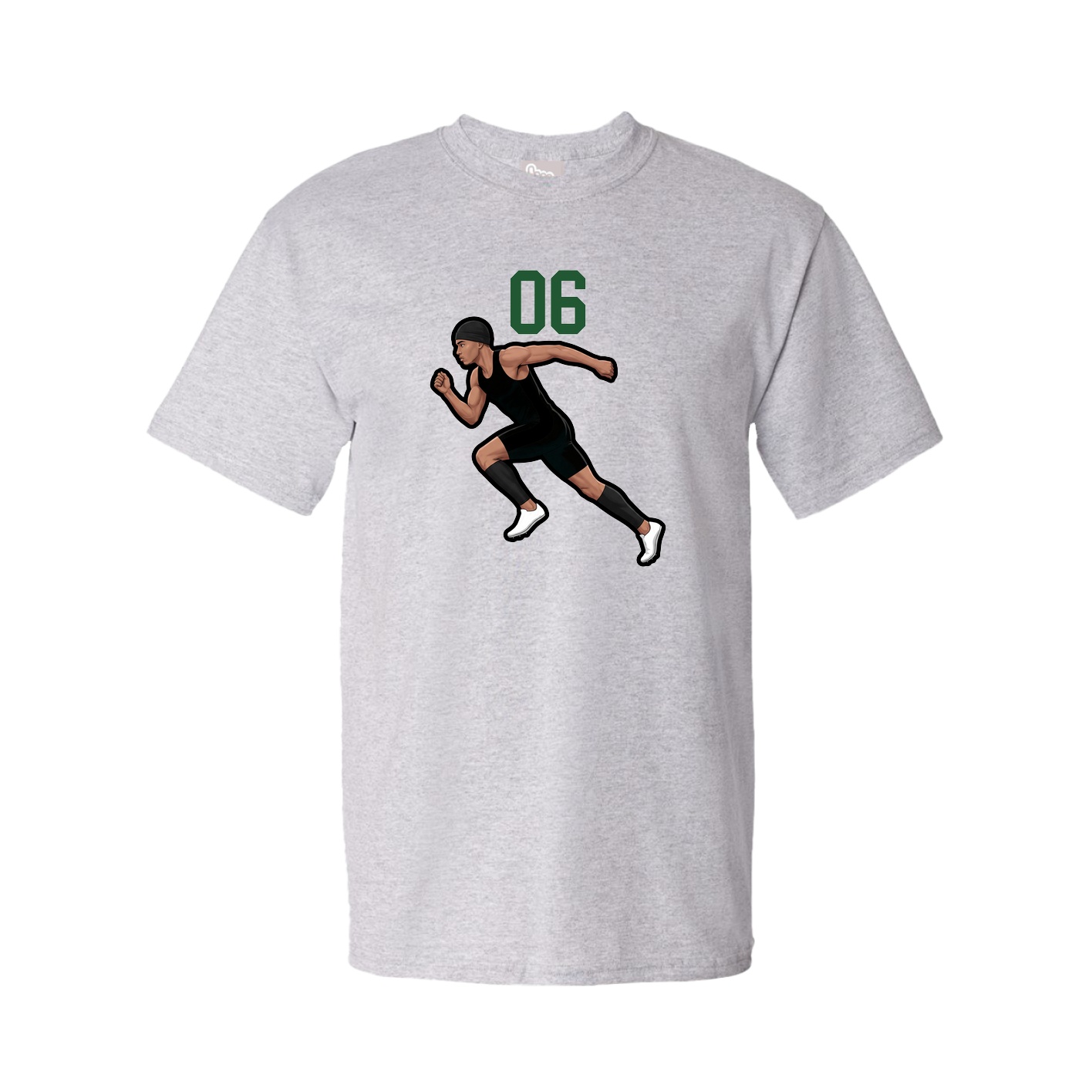Tee — Number Top in Grey