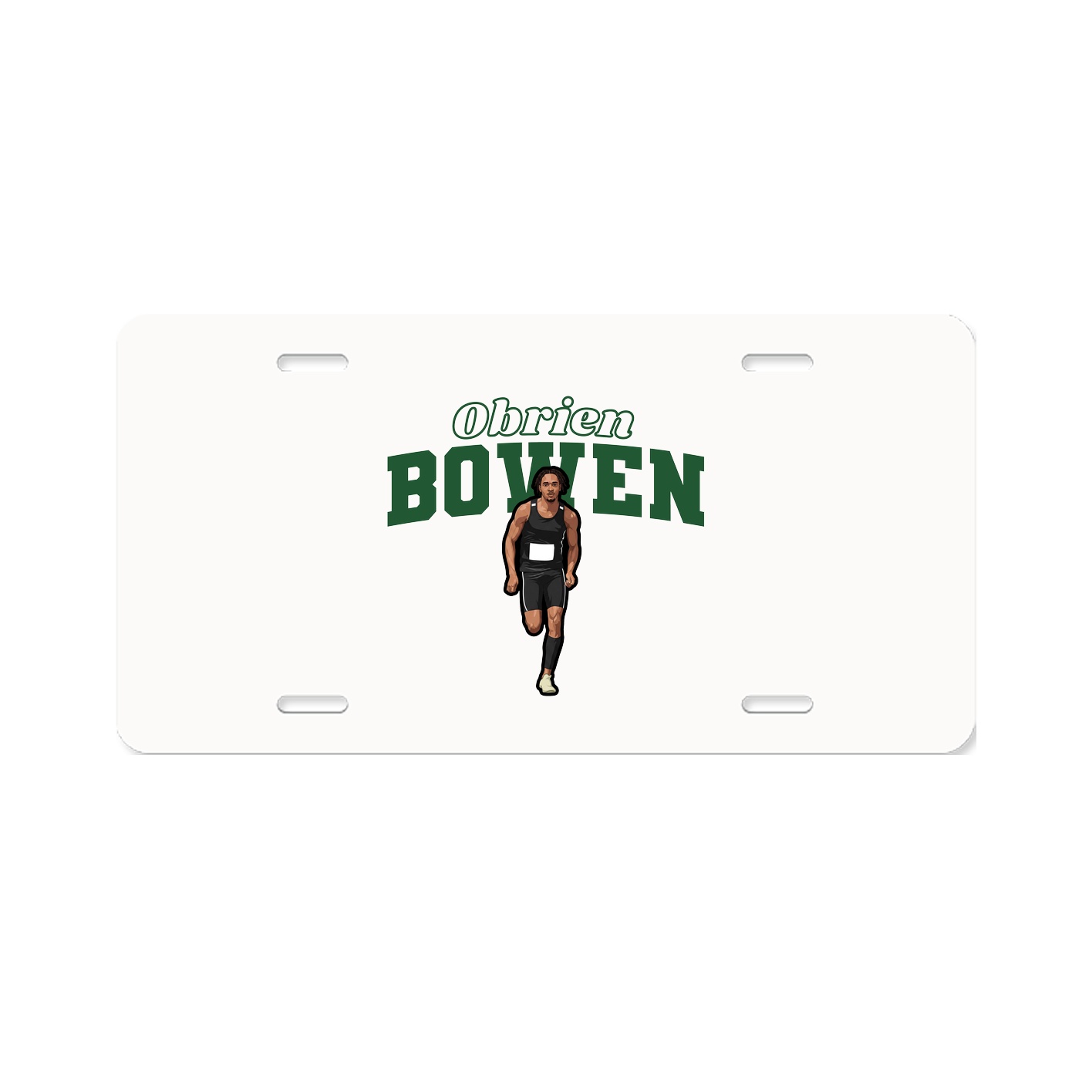 License Plate — Name Arch in Classic