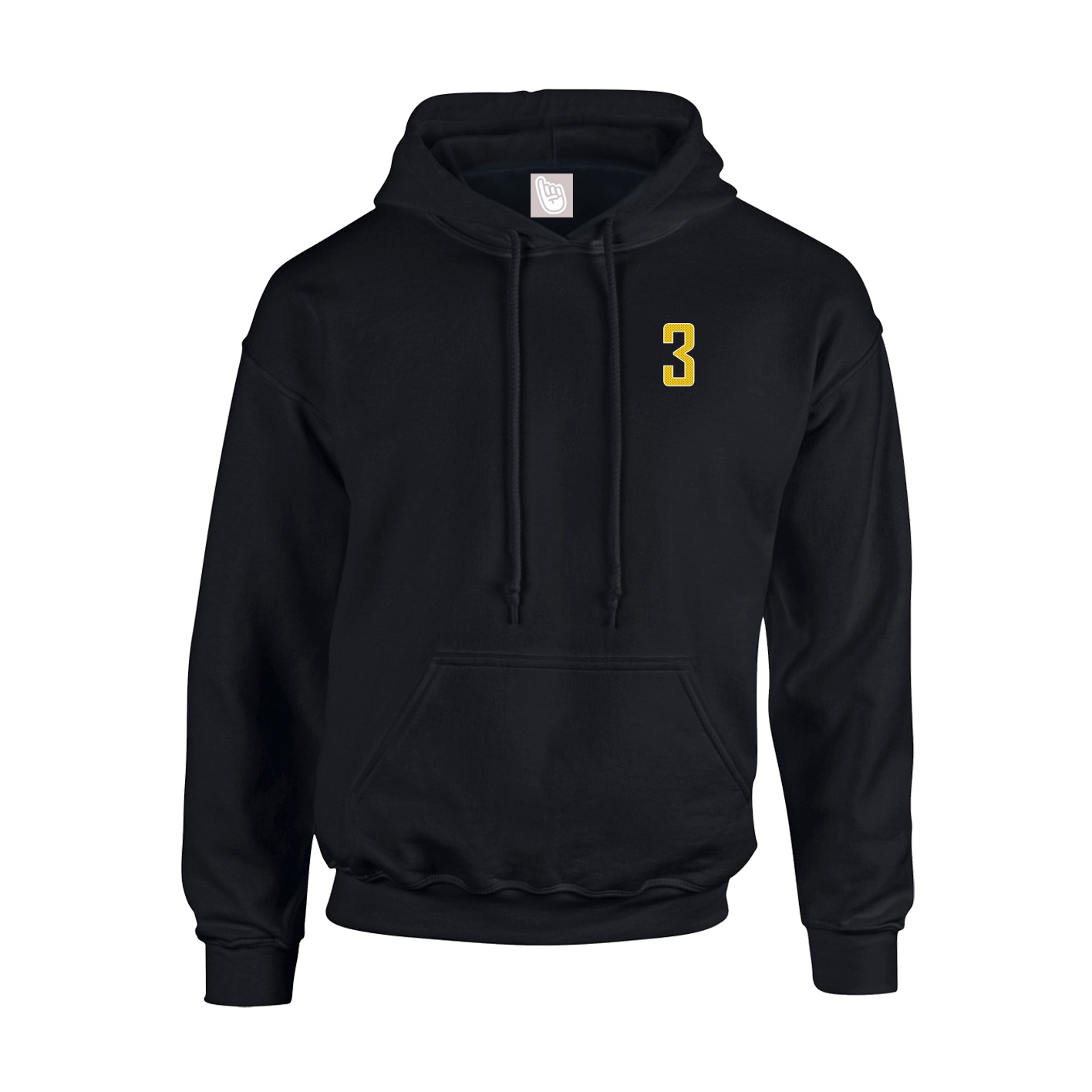 Youth Hoodie — Front Shirsy in Black