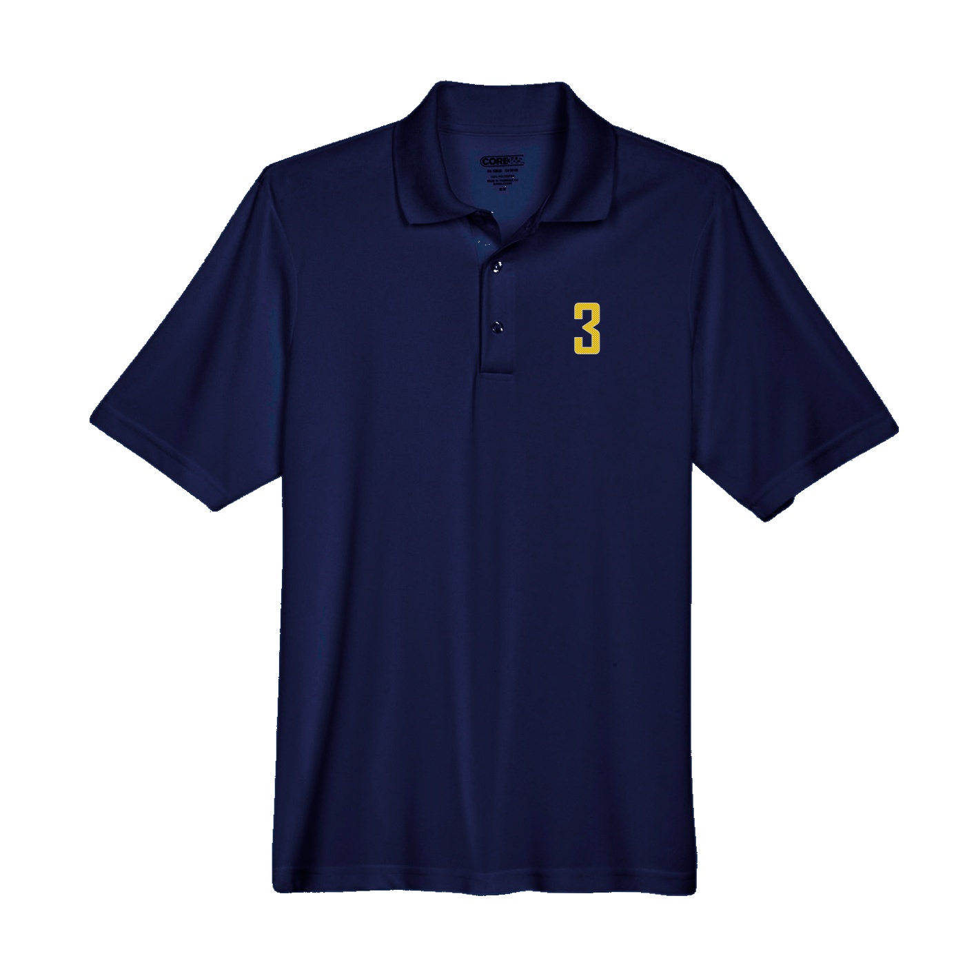 Performance Polo — Front Shirsy in Navy