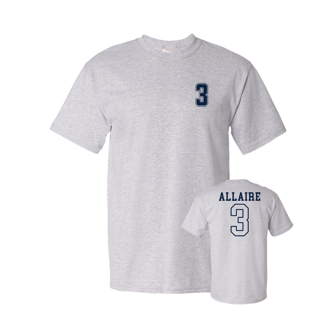 Tee — Chest Back in Grey
