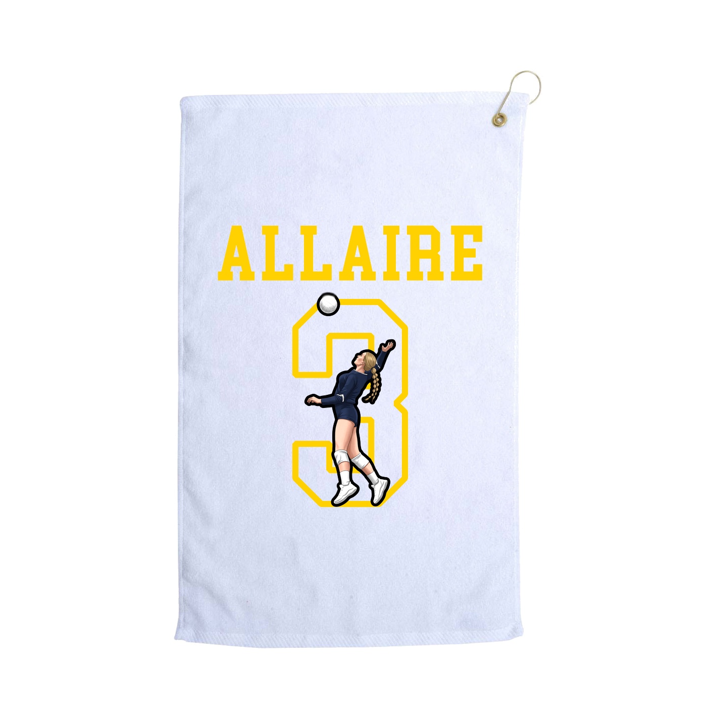 Golf Towel — Shirsey in White