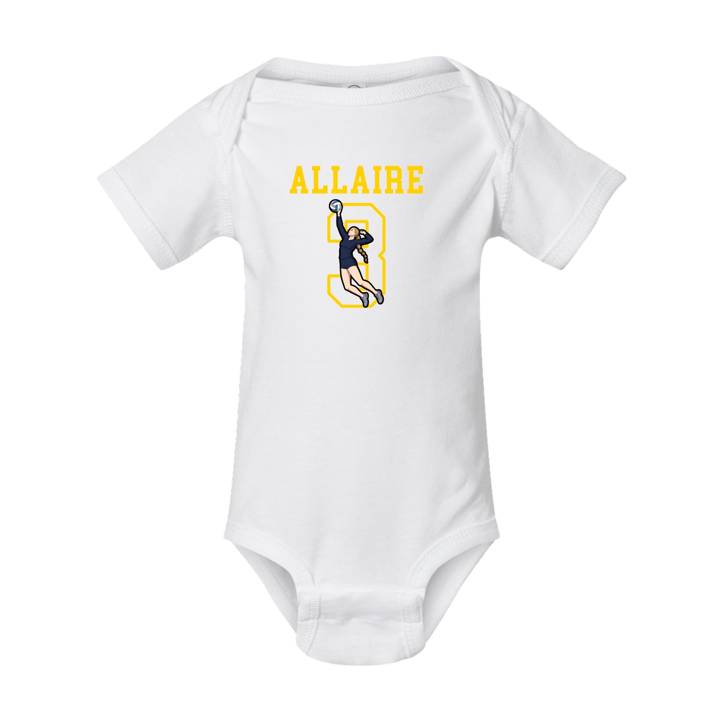 Baby Onesie — Shirsey in White