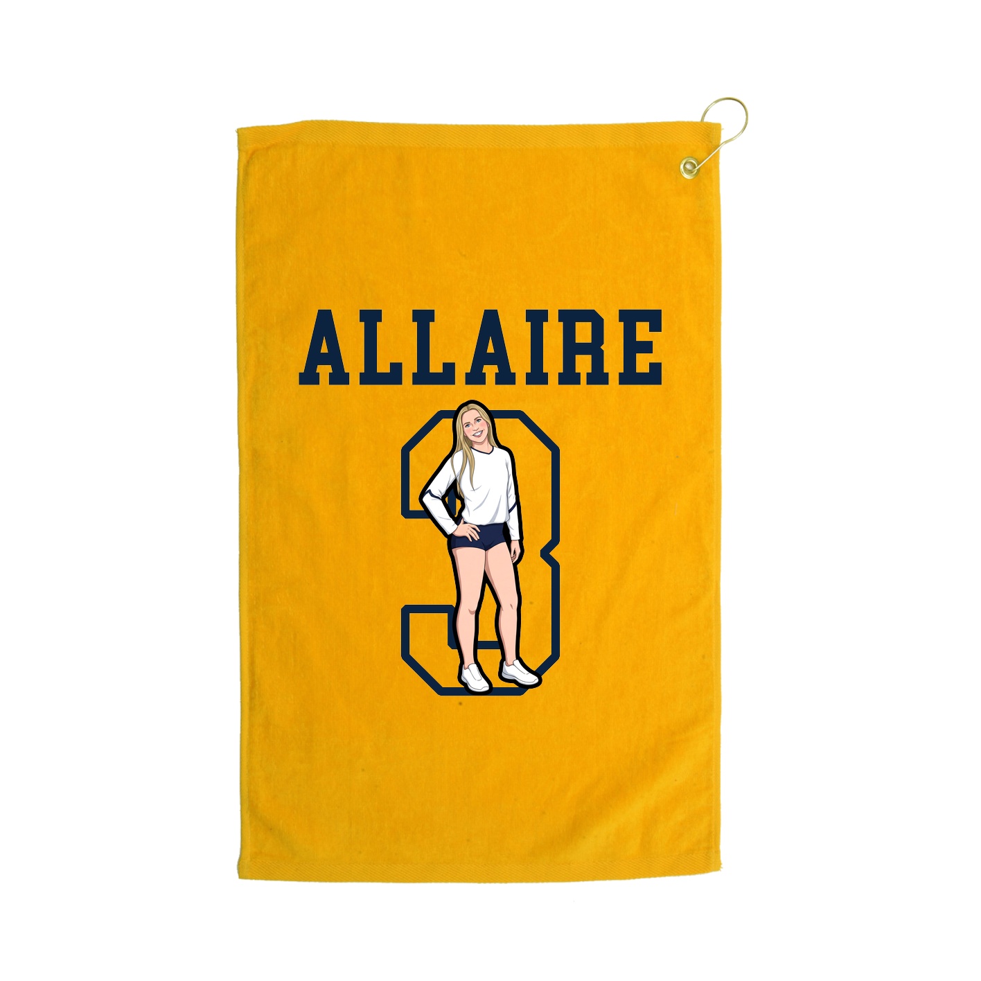 Golf Towel — Shirsey in Gold