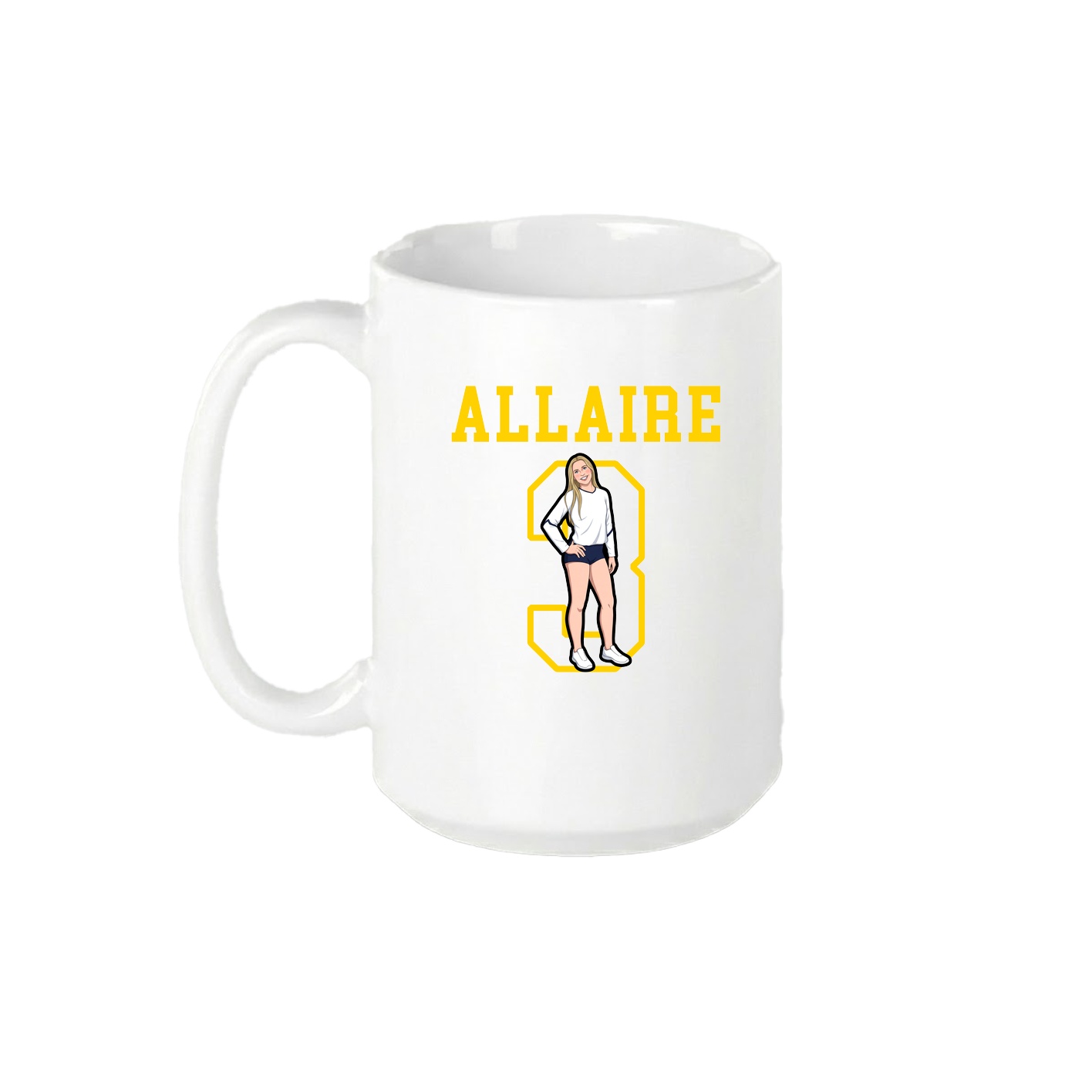 15oz Coffee Mug — Shirsey in White