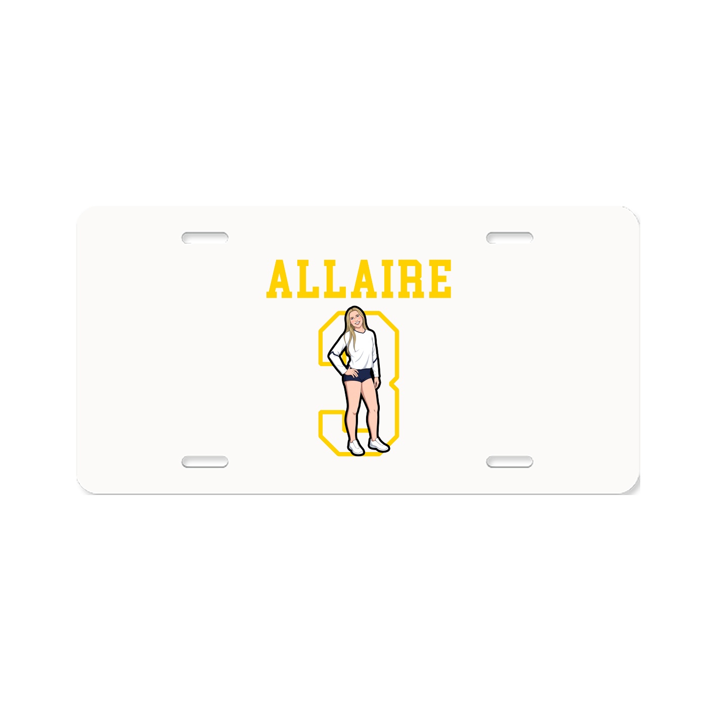 License Plate — Shirsey in Classic