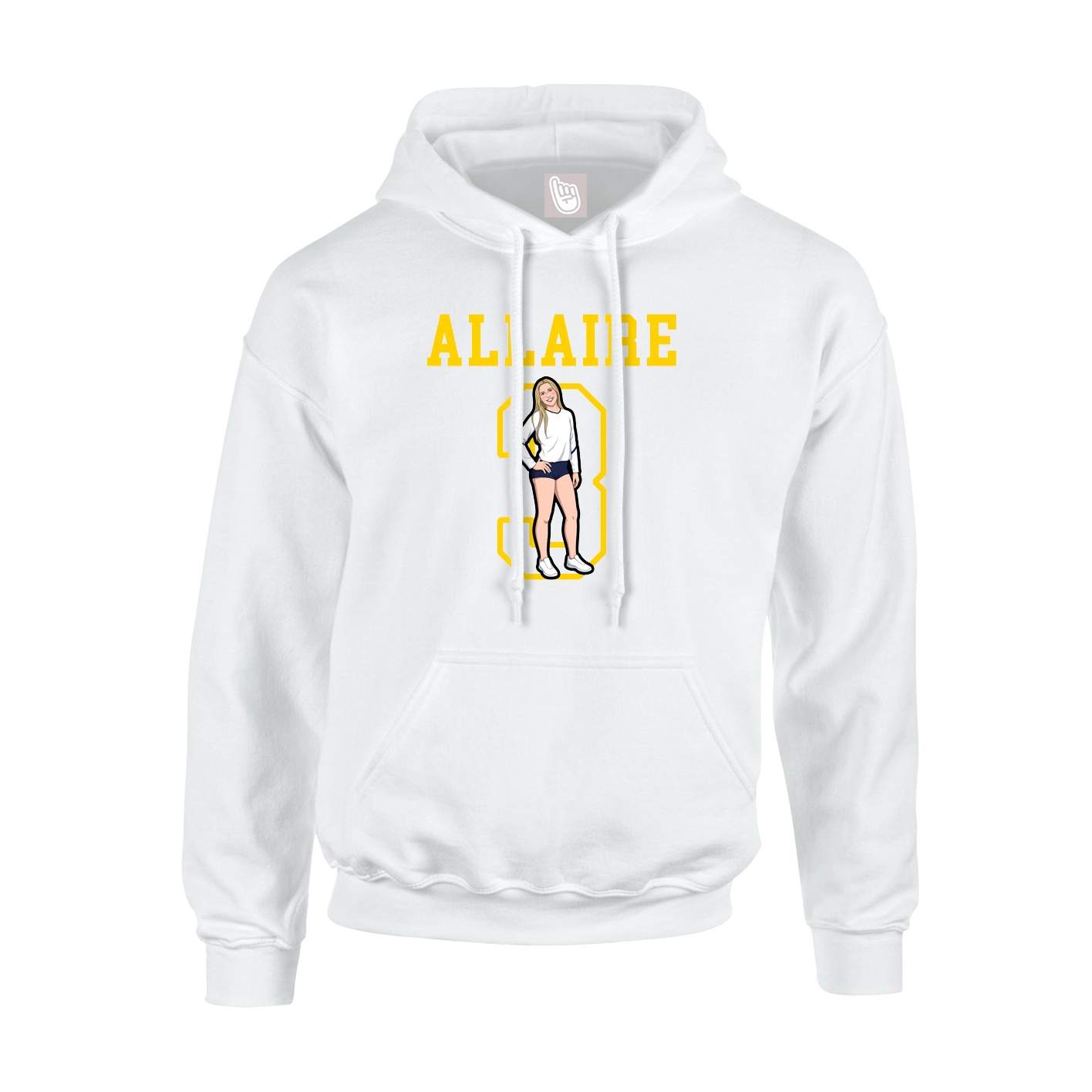 Youth Hoodie — Shirsey in White