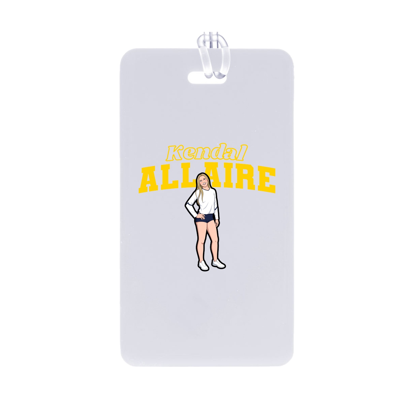 Bag Tag — Name Arch in Classic