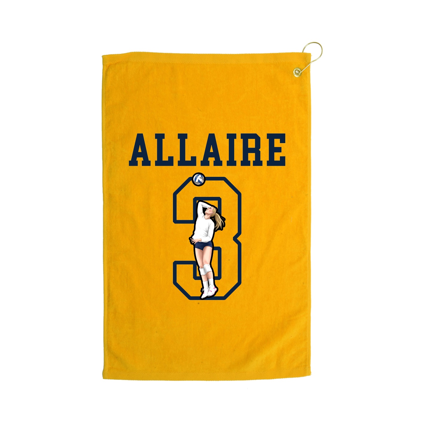 Golf Towel — Shirsey in Gold