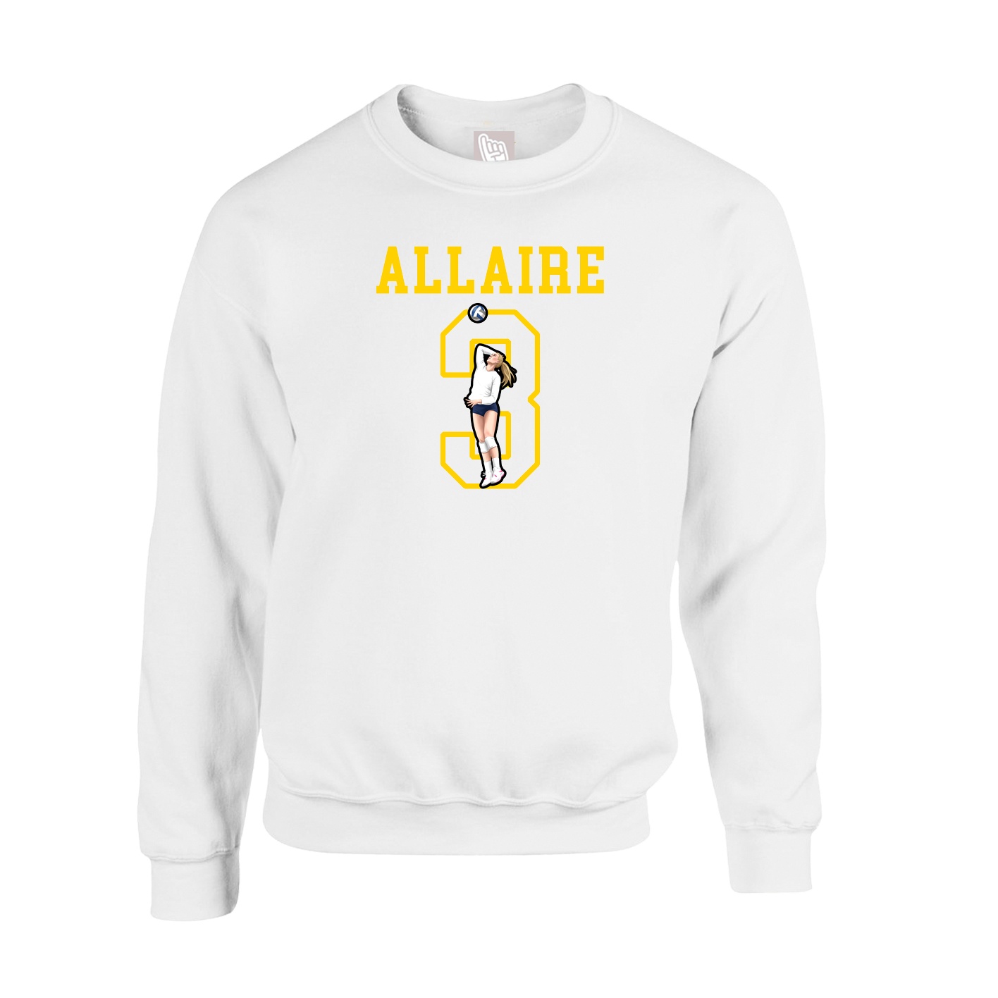Fleece Crew — Shirsey in White