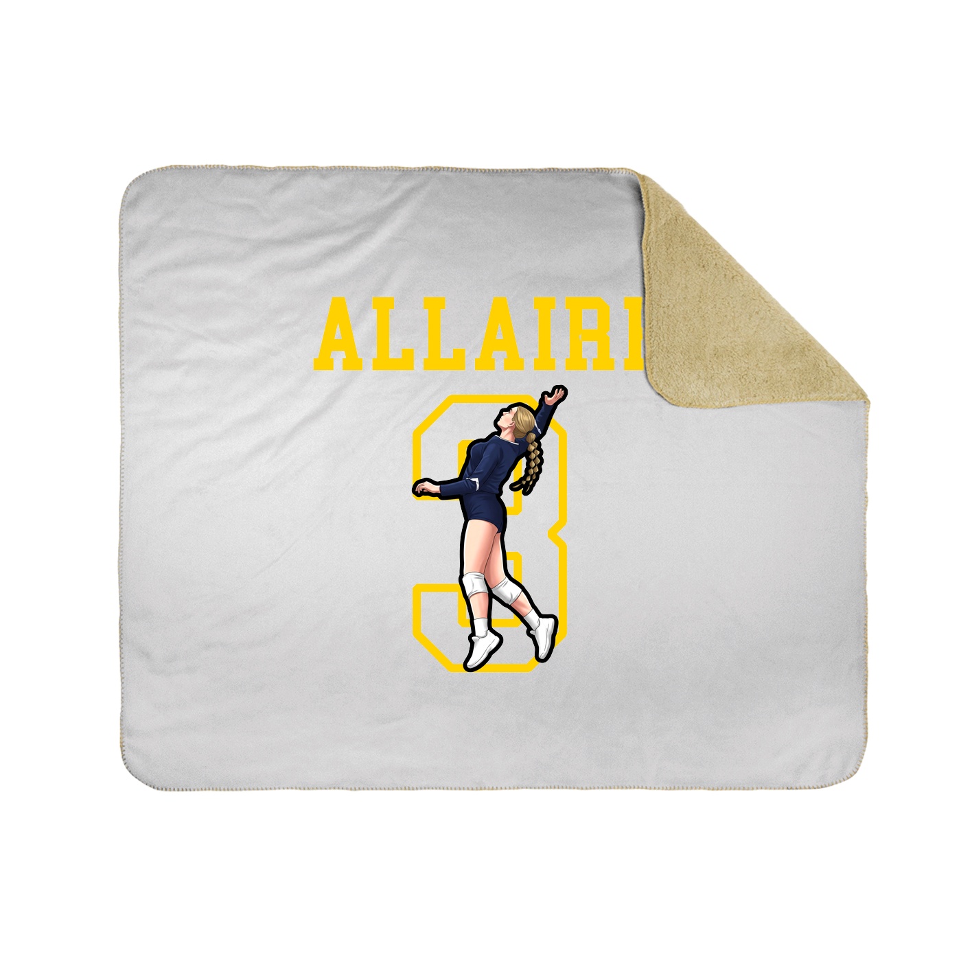 Throw Blanket — Shirsey in White