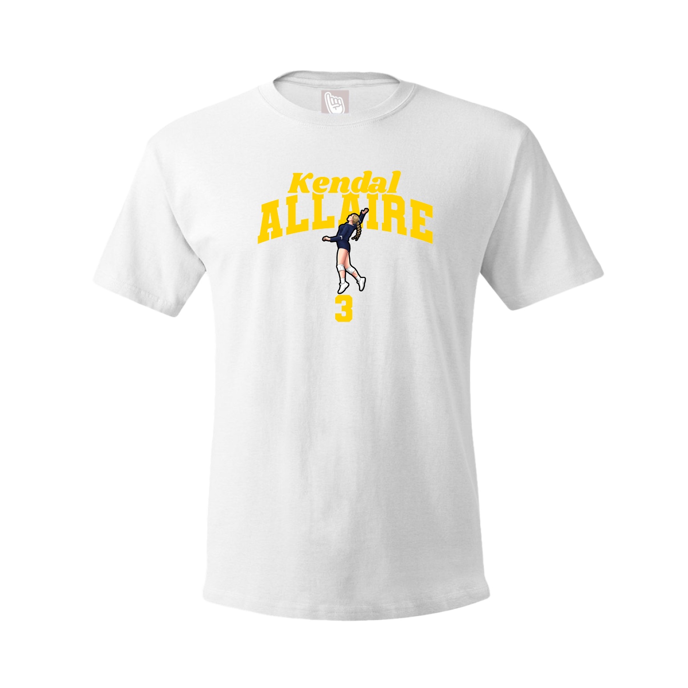 Youth Tee — Signature Arch in White