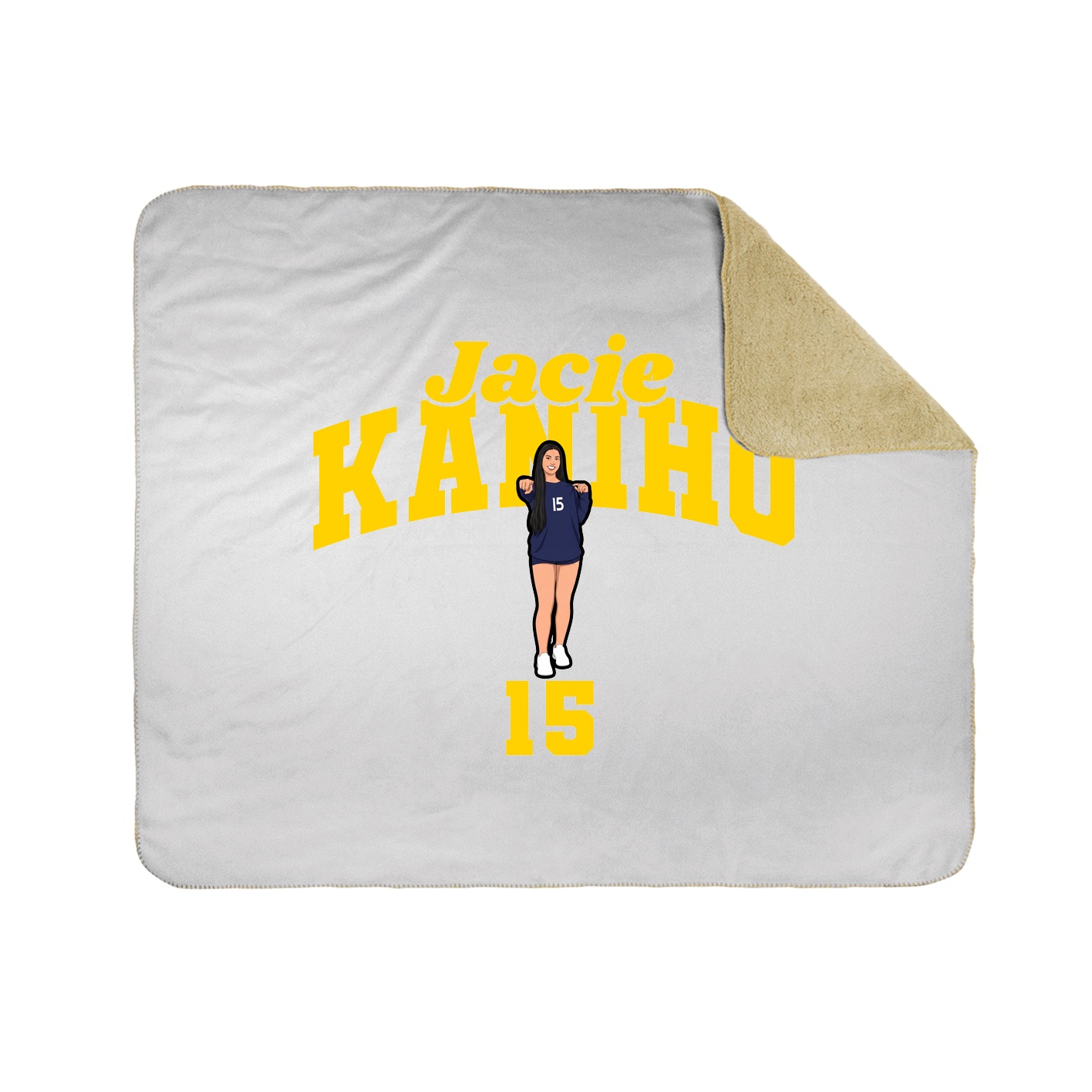 Throw Blanket — Signature Arch in White