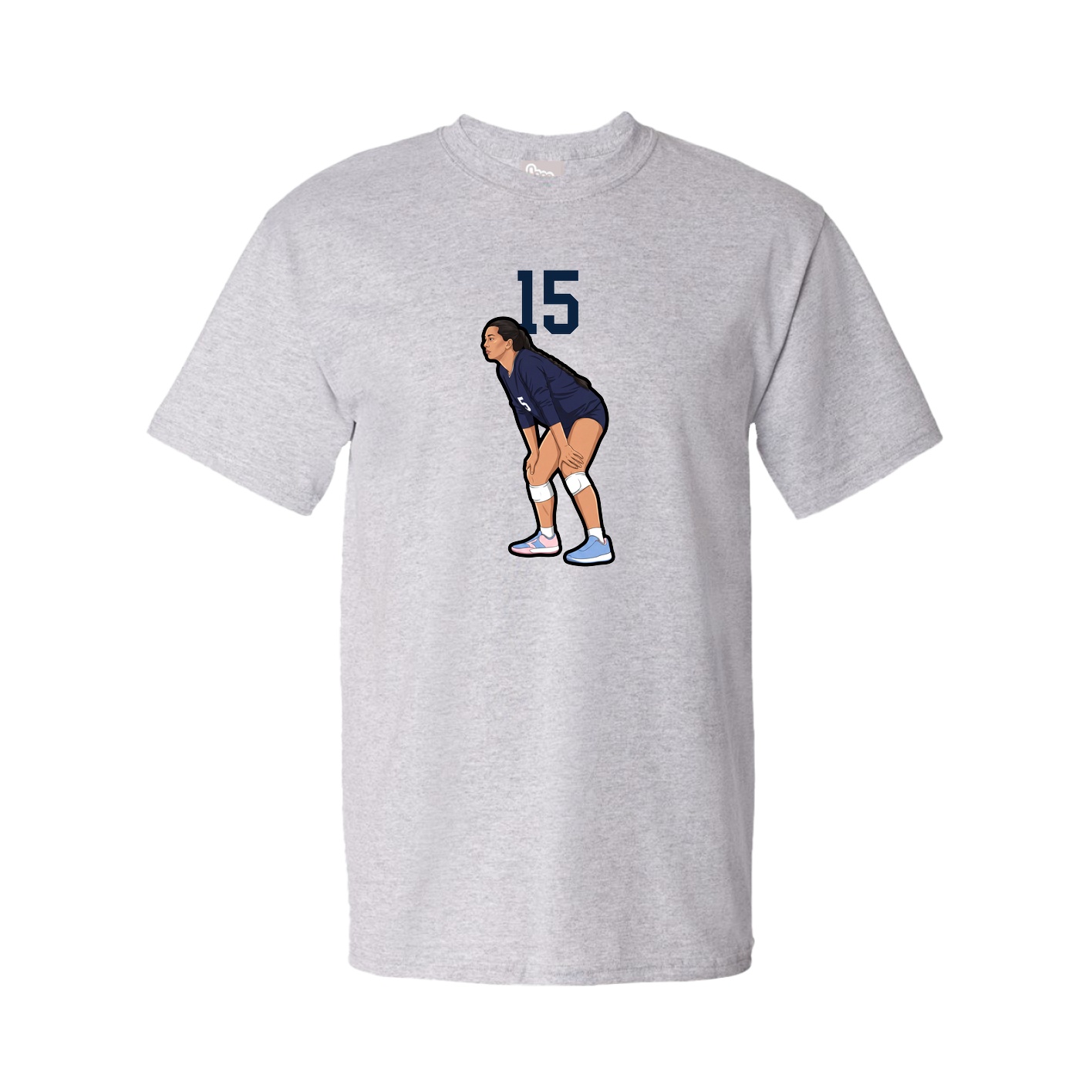Tee — Number Top in Grey