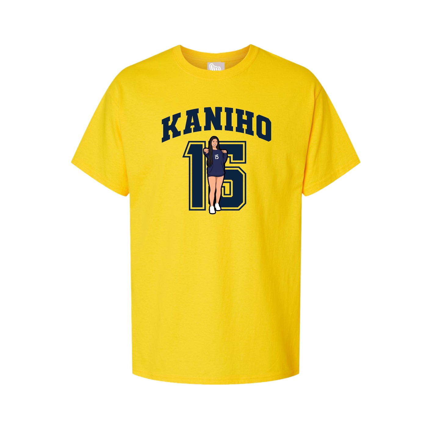 Tee — Number in Gold