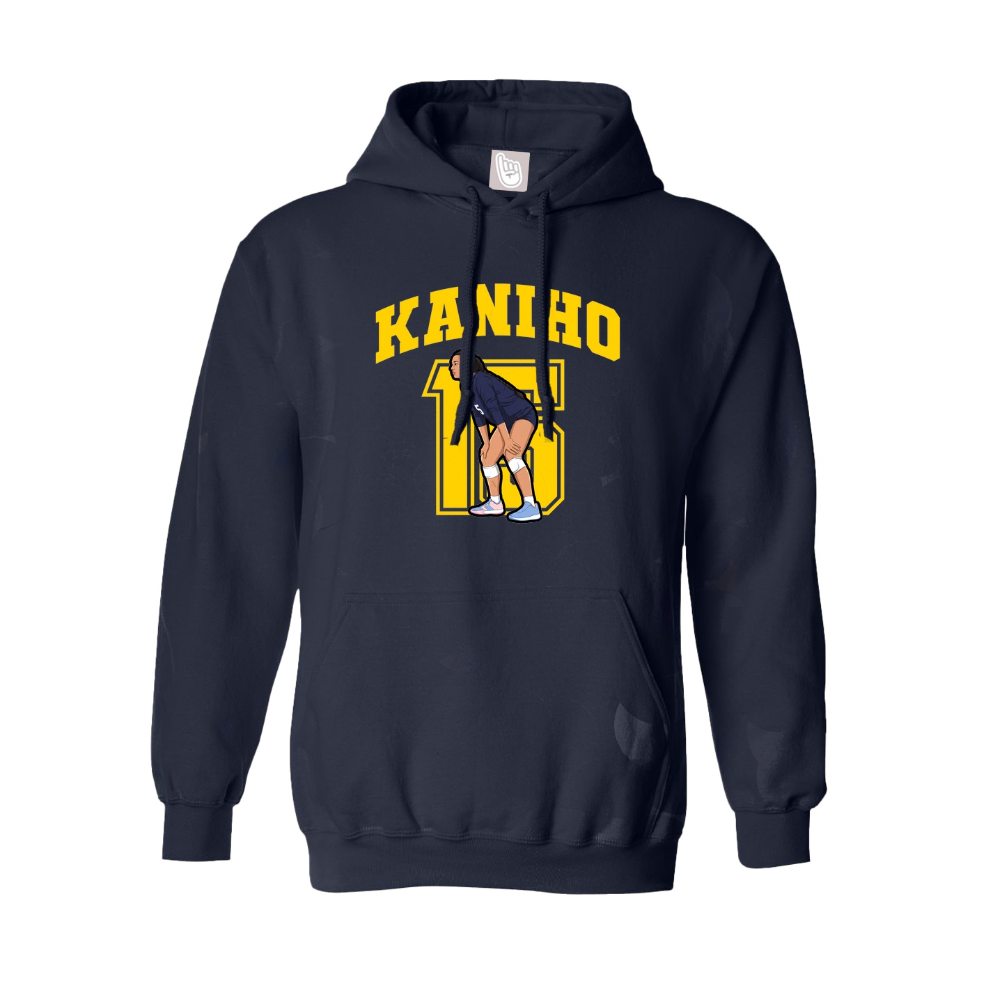 Hoodie — Number in Navy