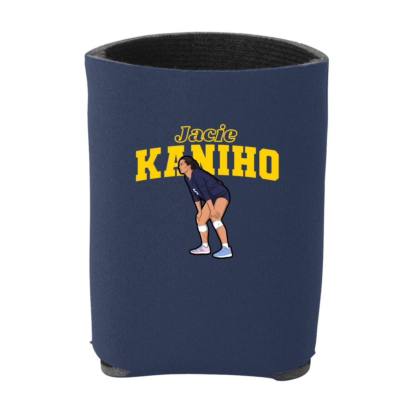 Can Holder — Name Arch in Navy