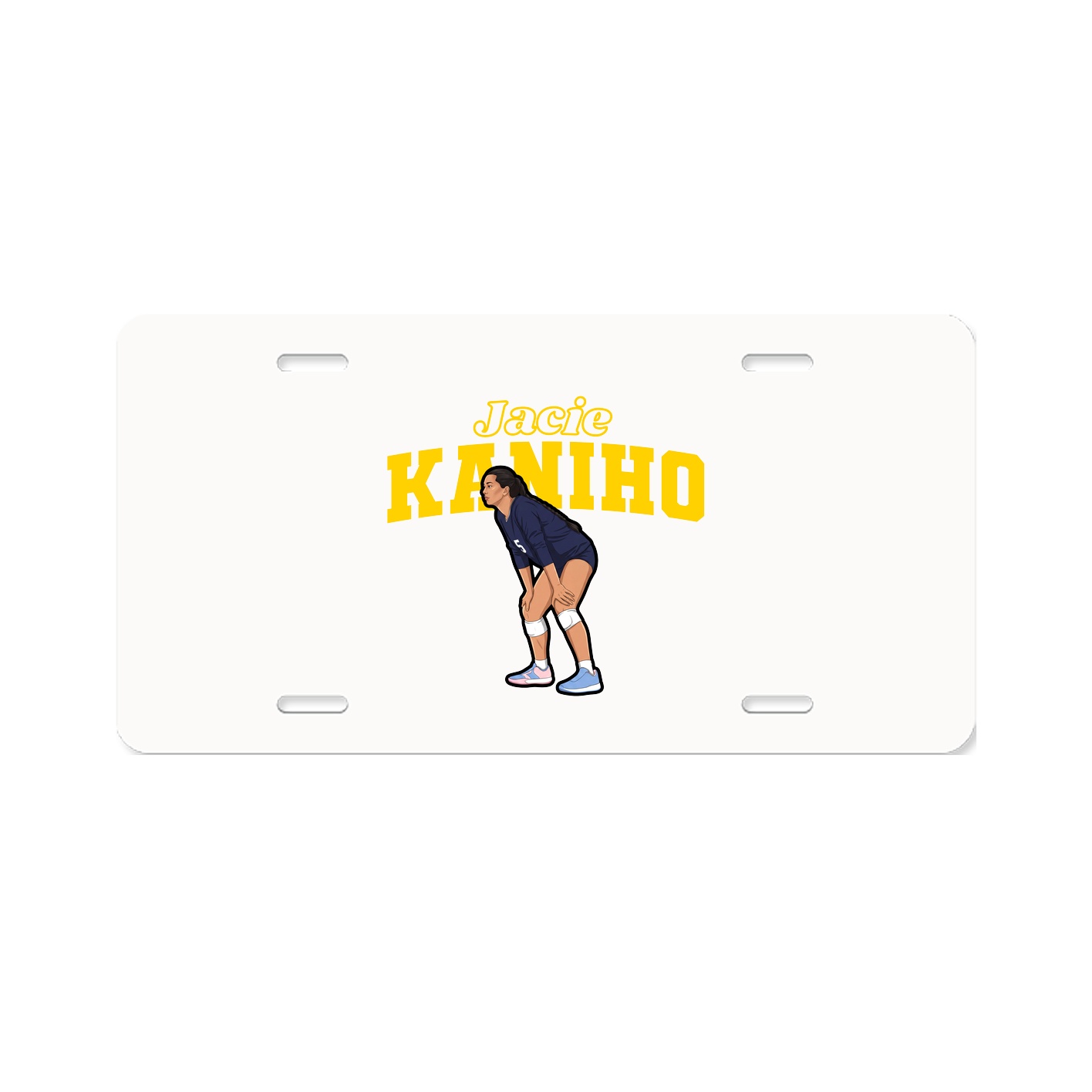 License Plate — Name Arch in Classic