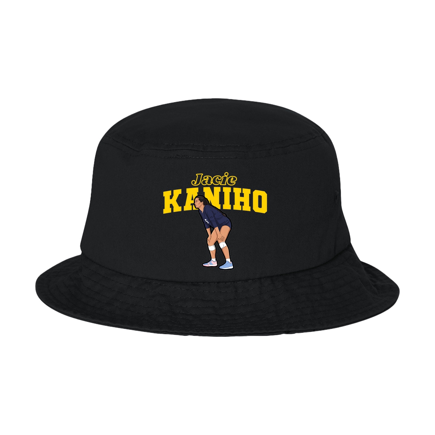 Bucket Cap — Name Arch in Black