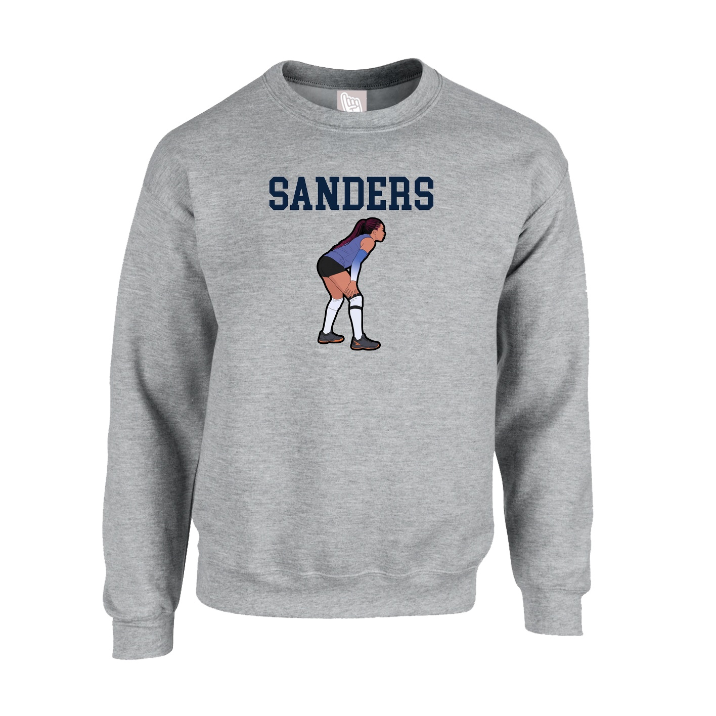 Fleece Crew — Shirsey in Grey