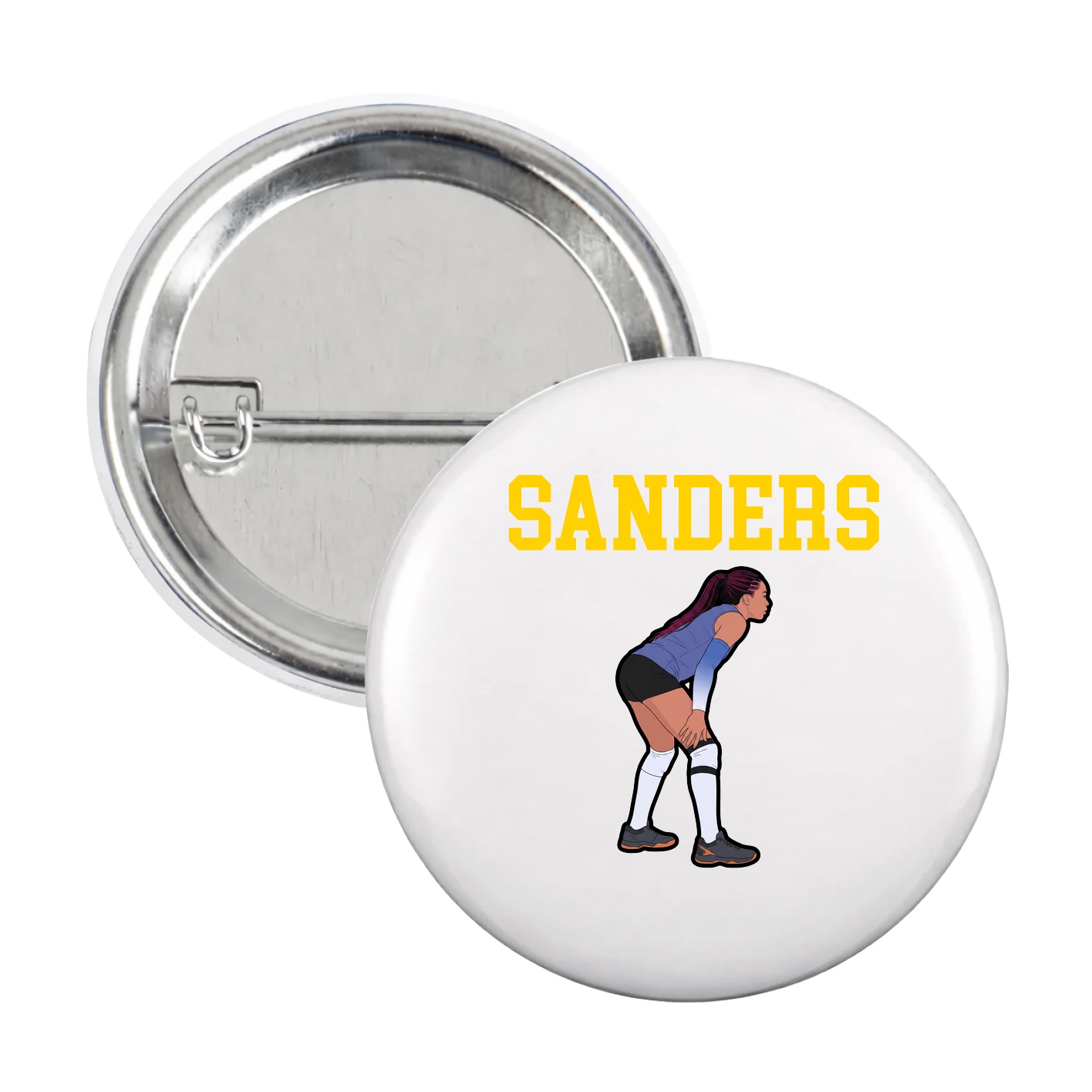 Game Day Button — Shirsey in White