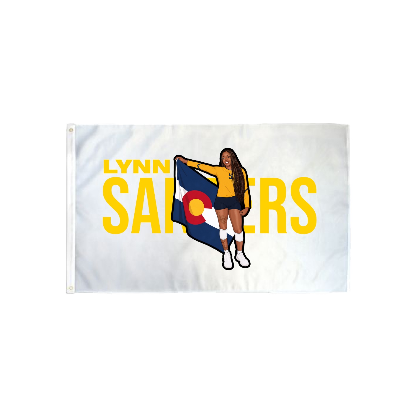 3x5 Flag — Player Name in Classic