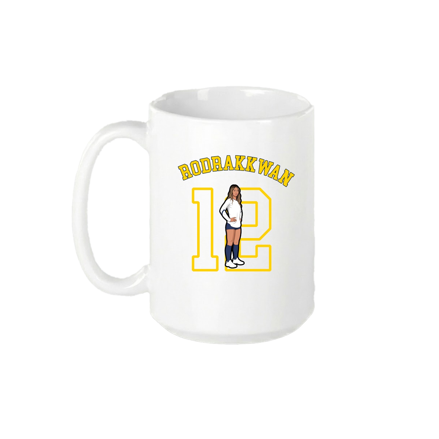15oz Coffee Mug — Shirsey Arch in White