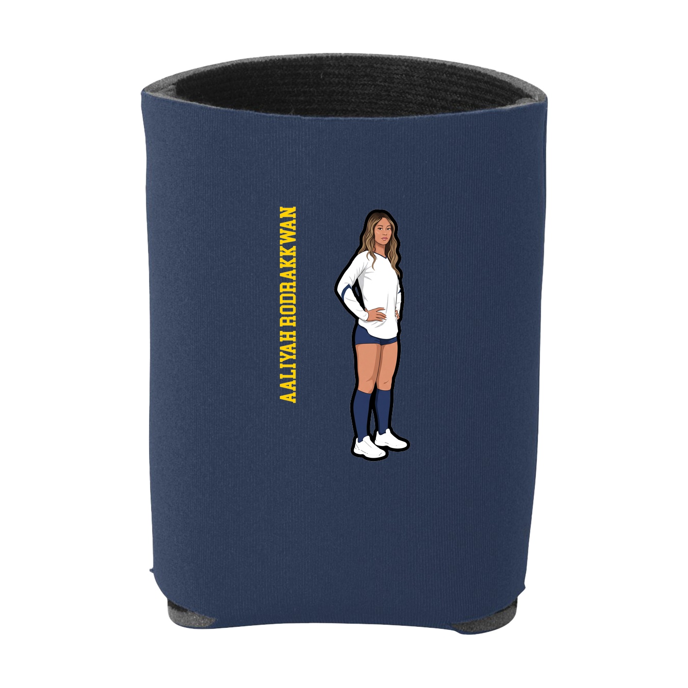 Can Holder — Name Vertical in Navy