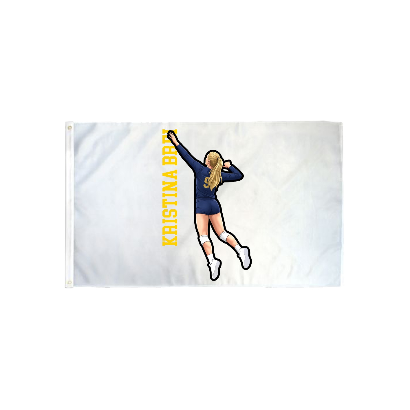 3x5 Flag — Name Vertical in Classic