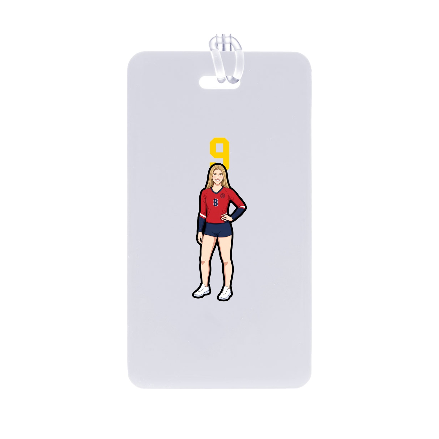 Bag Tag — Number Top in Classic