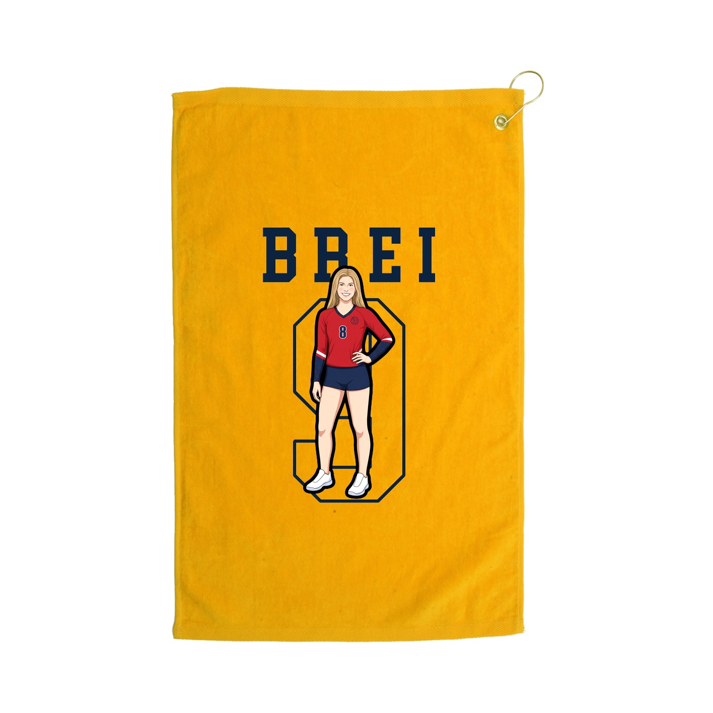 Golf Towel — Shirsey in Gold