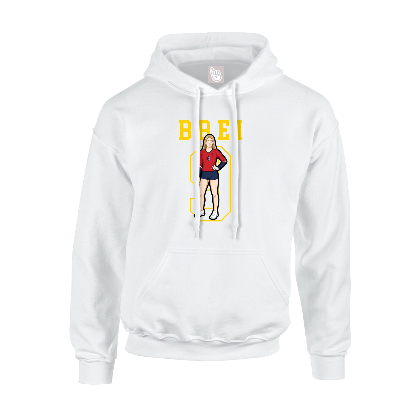 Youth Hoodie — Shirsey in White