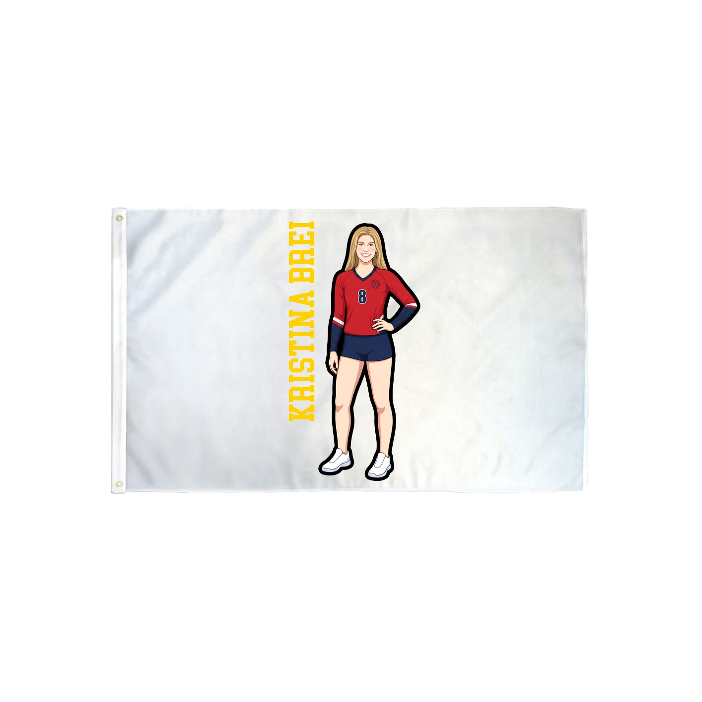 3x5 Flag — Name Vertical in Classic