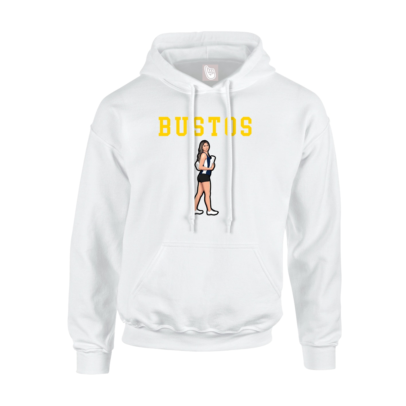 Hoodie — Shirsey in White