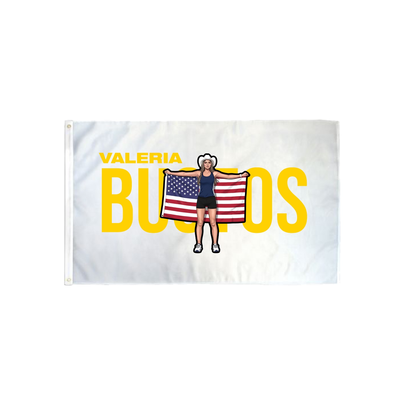 3x5 Flag — Player Name in Classic